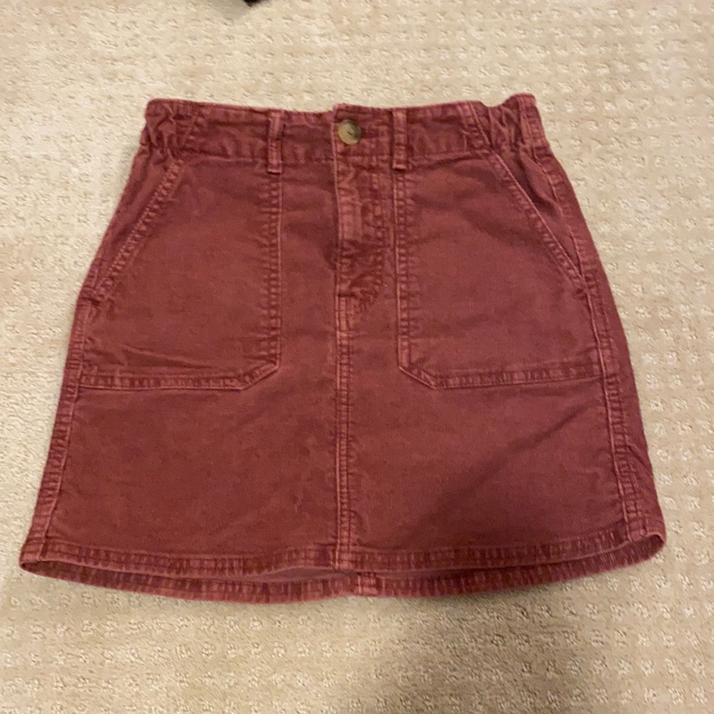 Maroon skirt